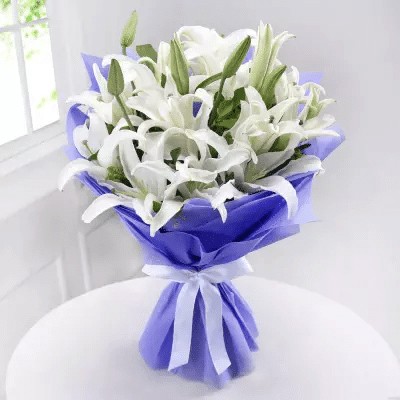 Lilies Bouquet Delivery Pakistan - FromYouFlowers.pk