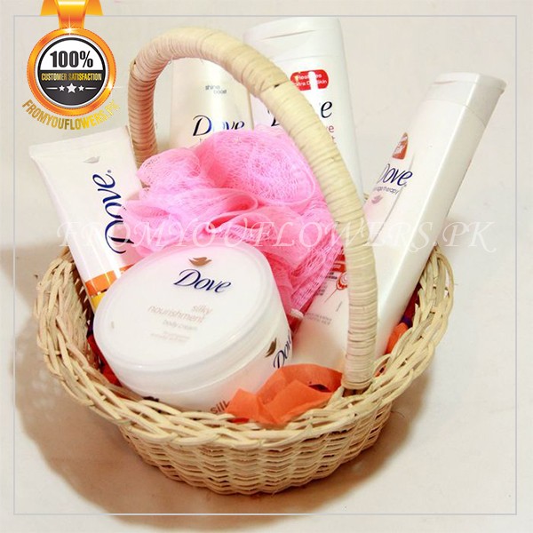 Dove Basket For Body & Bath