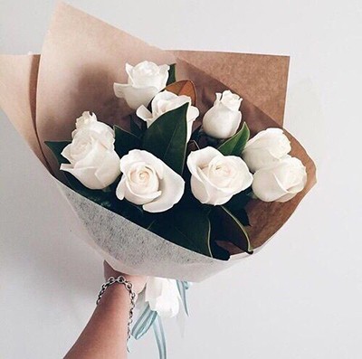 White Roses for him - FromYouFlowers.pk