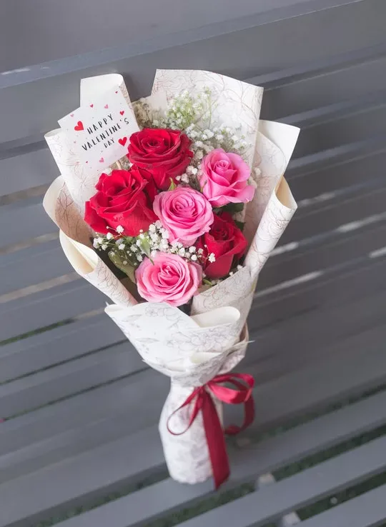 Happy Valentine Day Flowers Lahore - FromYouFlowers.pk