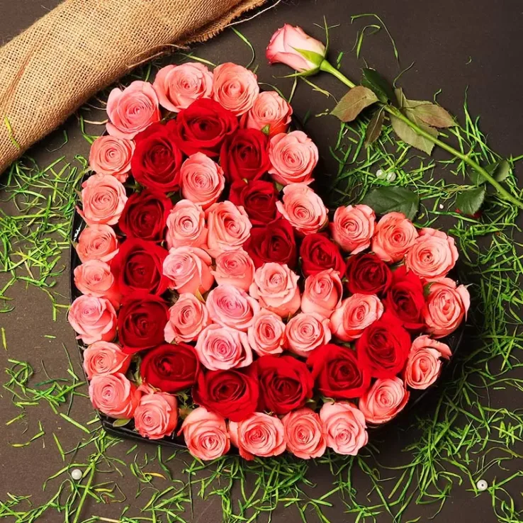 Mother Day Flowers Box Lahore - FromYouFlowers.pk