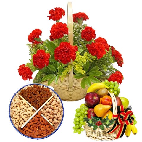 Dry Fruits Basket Delivery Lahore - FromYouFlowers.pk