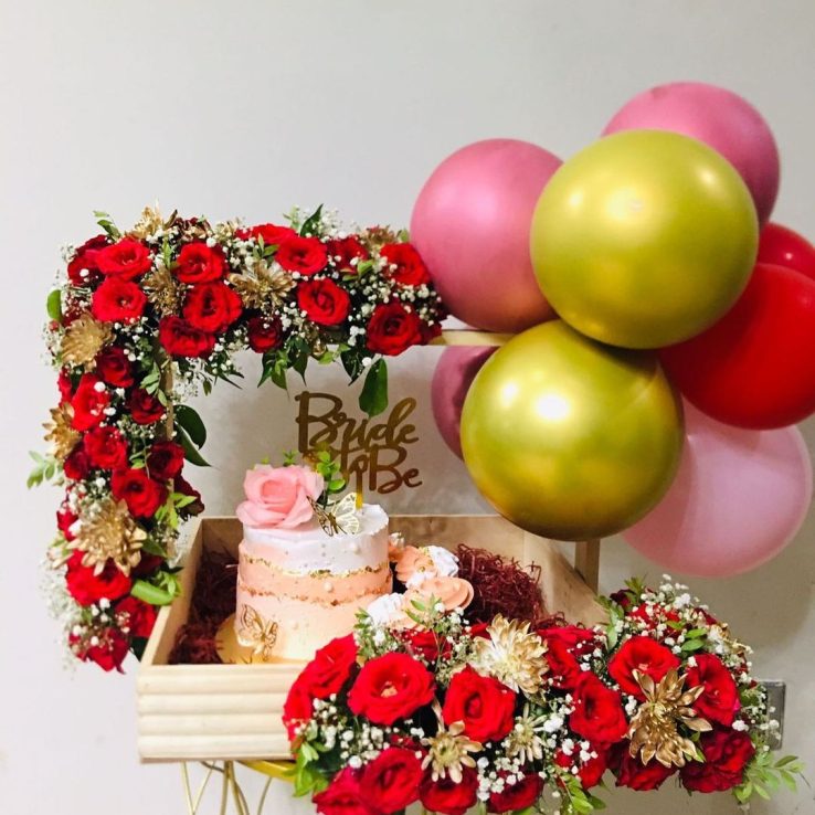 Bride to Be Basket Lahore - Fromyouflowers.pk