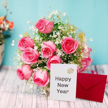 New Year Flowers Karachi - FromYouFlowers.pk