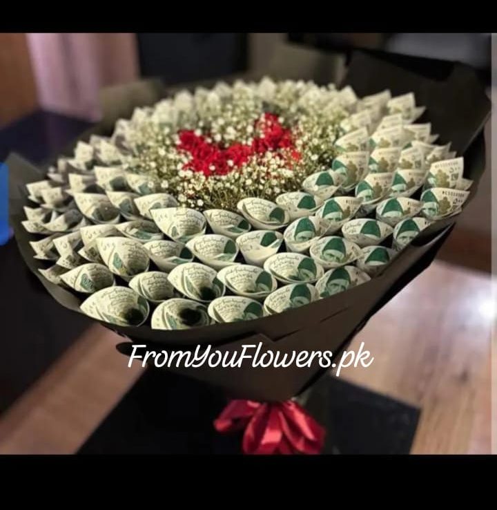 Eidi Flower Bouquet Lahore - FromYouFlowers.pk