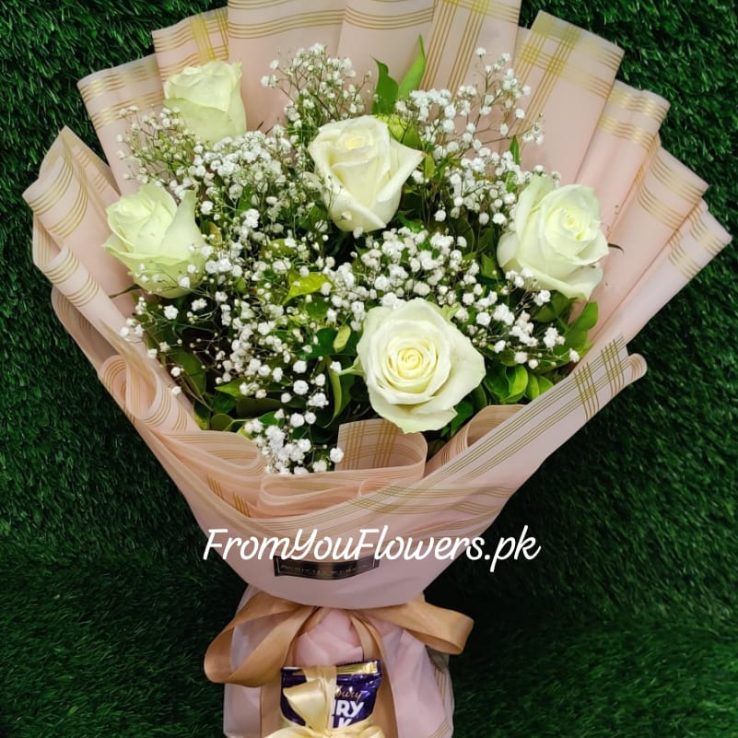 Flowers Avenue Bouquet Lahore - FromYouFlowers.pk