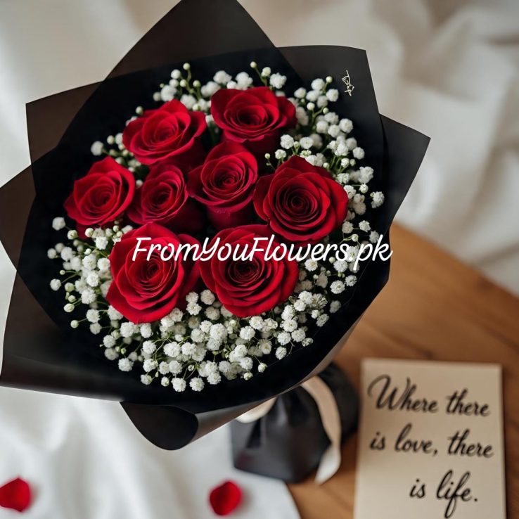 Valentine Flowers for Her Pakistan - FromYouFlowers.pk
