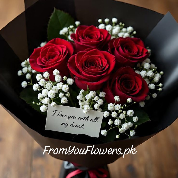 Send Roses for Valentine Pakistan - FromYouFlowers.pk