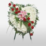 Heart Flower Arrangement Lahore - FromYouFlowers.pk