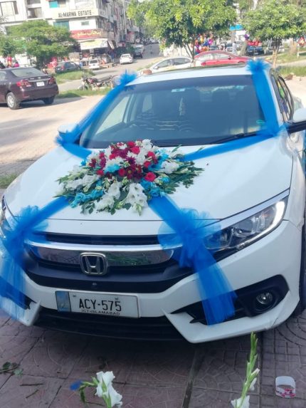 Flower Decor for Wedding Car Islamabad - FromYouFlowers.pk