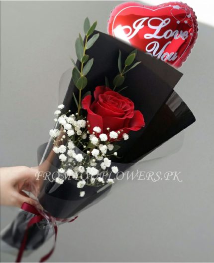 Valentine Balloon Bouquet Lahore - FromYouFlowers.pk