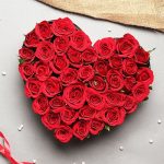 Heart Shape Flower Box Pakistan - FromYouFlowers.pk