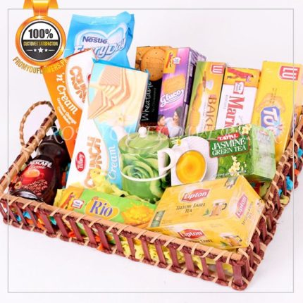 Tea Party Gift Basket Pakistan - FromYouFlowers.pk