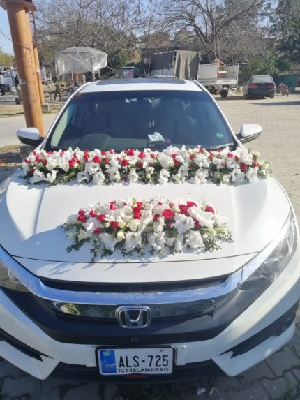 Car Decor with Flowers Lahore - FromYouFlowers.pk