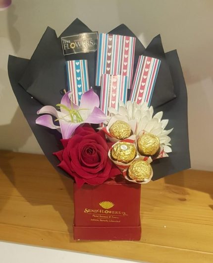 Flower and Chocolates Box Lahore - FromYouFlowers.pk
