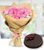 Flowers and Cake Combo Pakistan - FromYouFlowers.pk