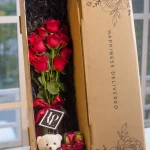 Valentine Flower Gift Box Lahore - FromYouFlowers.pk
