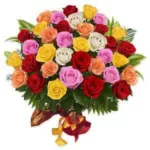 Mix Roses Bouquet Lahore - FromYouFlowers.pk