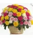 Flowers Basket for Mom Lahore - FromYouFlowers.pk
