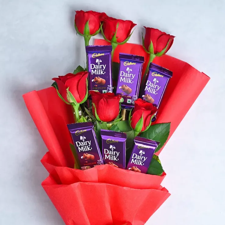 Dairy Milk Bouquet Lahore - FromYouFlowers.pk