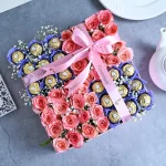 Flower and Chocolate Gift Box Lahore - FromYouFlowers.pk
