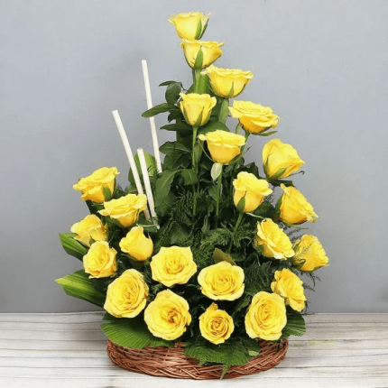 Mother's Day Flowers Basket Lahore - FromYouFlowers.pk