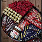 Chocolate and Flower Basket Lahore - FromYouFlowers.pk