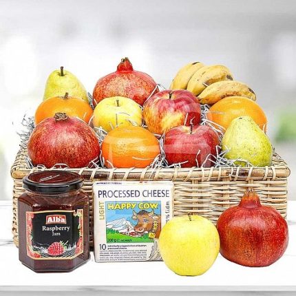 Premium Basket of Fruits Lahore - FromYouFlowers.pk