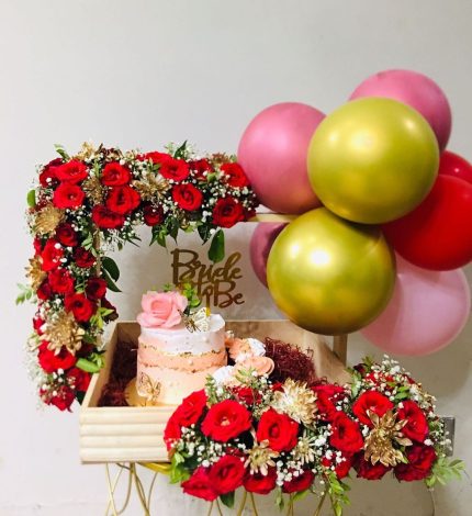 Bride to Be Basket Lahore - Fromyouflowers.pk