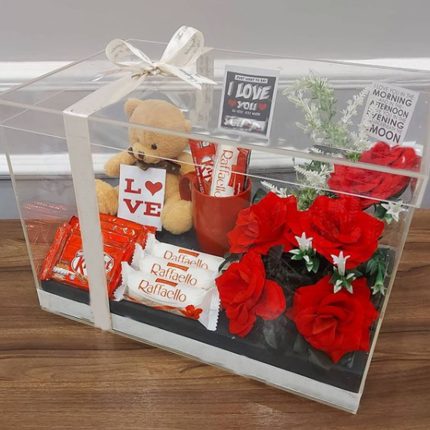 Chocolate Acrylic Box Lahore - FromYouFlowers.pk