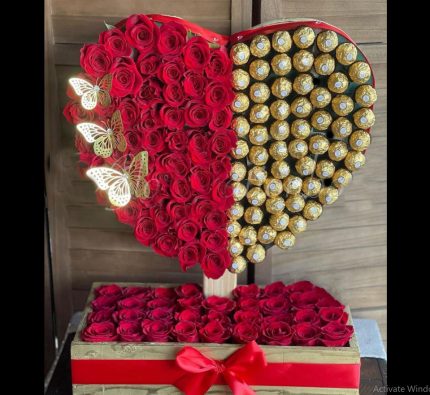 Valentine Chocolate Basket Lahore - FromYouFlowers.pk