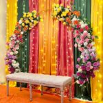 Mehndi Stage Flowers Lahore - FromYouFlowers.pk