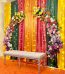 Mehndi Stage Flowers Lahore - FromYouFlowers.pk