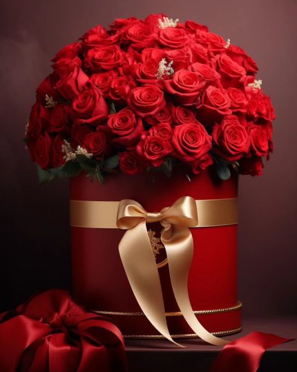 Valentine Flowers Gift Box Karachi - FromYouFlowers.pk