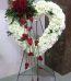 Heart Shape Funeral Flowers Lahore - FromYouFlowers.pk