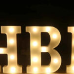 Birthday Letter Lights Pakistan - FromYouFlowers.pk