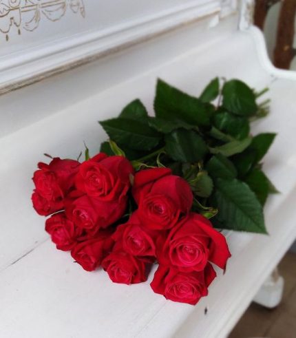 Long Stem Roses Delivery Pakistan - FromYouFlowers.pk
