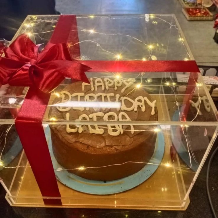 Valentine Gift Box Cake - FromYouFlowers.pk