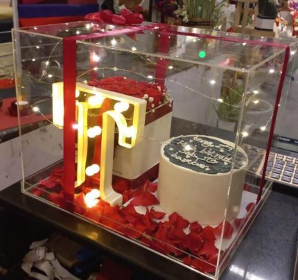 Valentine Cake Box Lahore - FromYouFlowers.pk