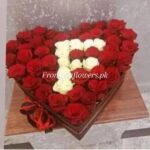 Valentine's Flower Box Pakistan - FromYouFlowers.pk