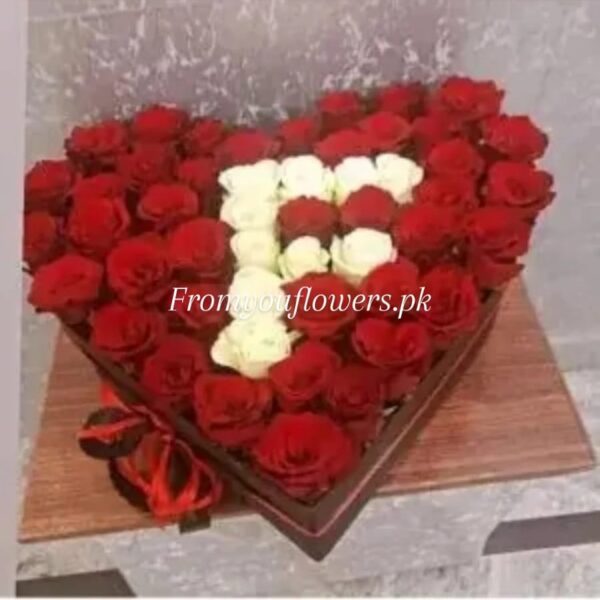 Valentine's Flower Box Pakistan - FromYouFlowers.pk