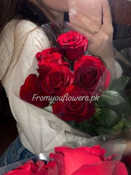 Valentine's Day Flower Bouquet Lahore - FromYouFlowers.pk