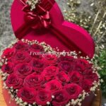 Valentine Rose Box Delivery Lahore - FromYouFlowers.pk