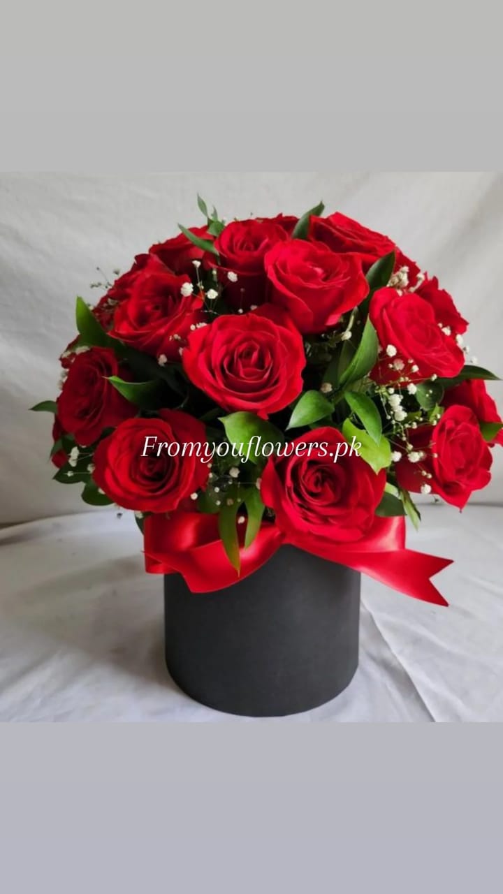 Valentine's Day Flower Box - FromYouFlowers.pk