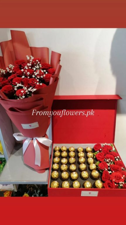 Best Valentine Flowers to Lahore from Canada - FromYouFlowers.pk