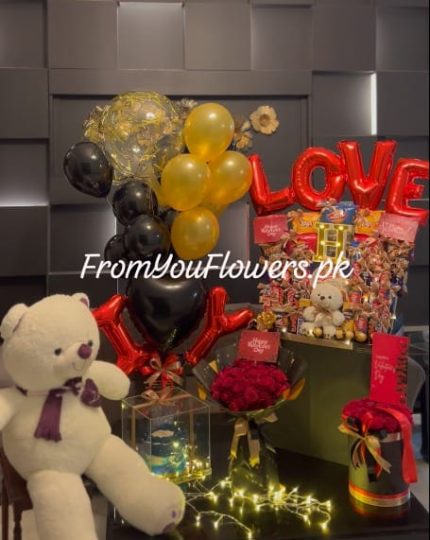 Anniversary Combo Gifts Lahore - FromYouFlowers.pk