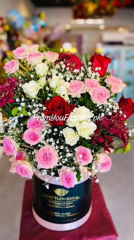 Send Flower Box to Lahore - FromYouFlowers.pk
