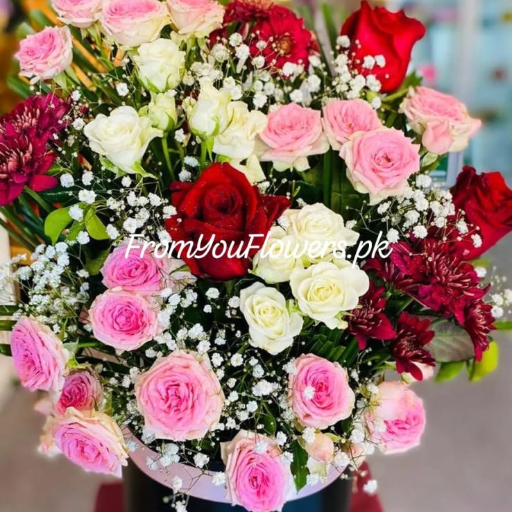 Send Flower Box to Lahore - FromYouFlowers.pk
