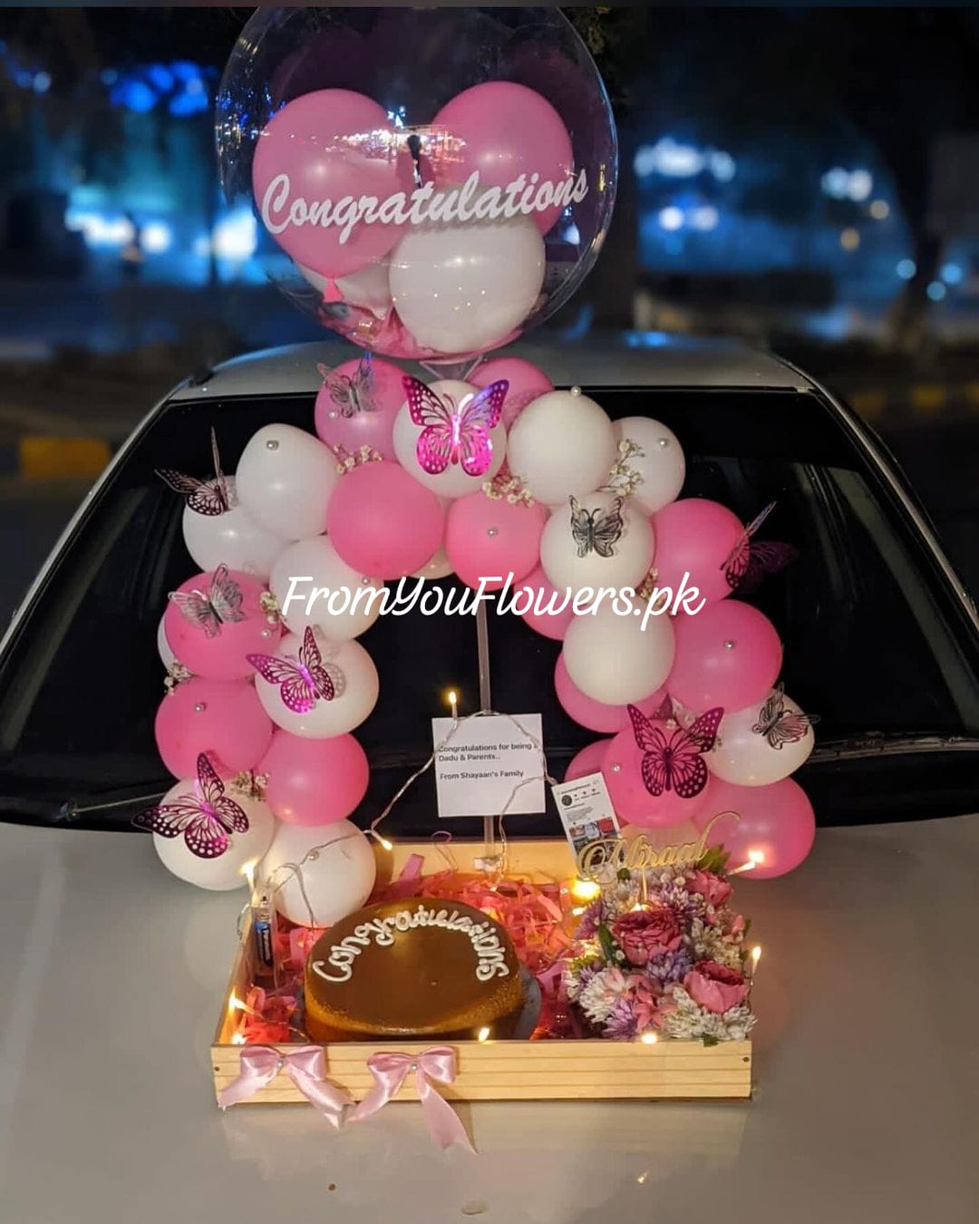 Congratulations Gifts Lahore - FromYouFlowers.pk