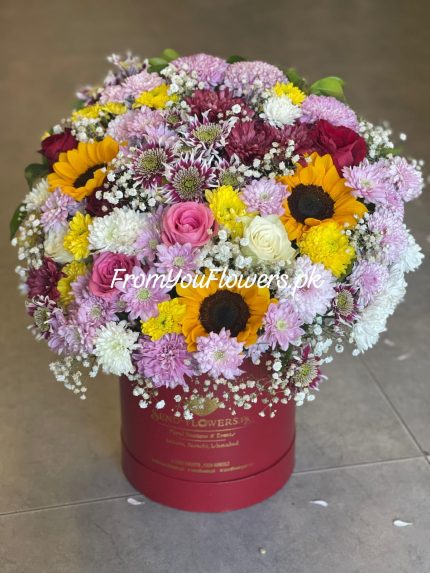 Flowers Box Delivery Pakistan - FromYouFlowers.pk